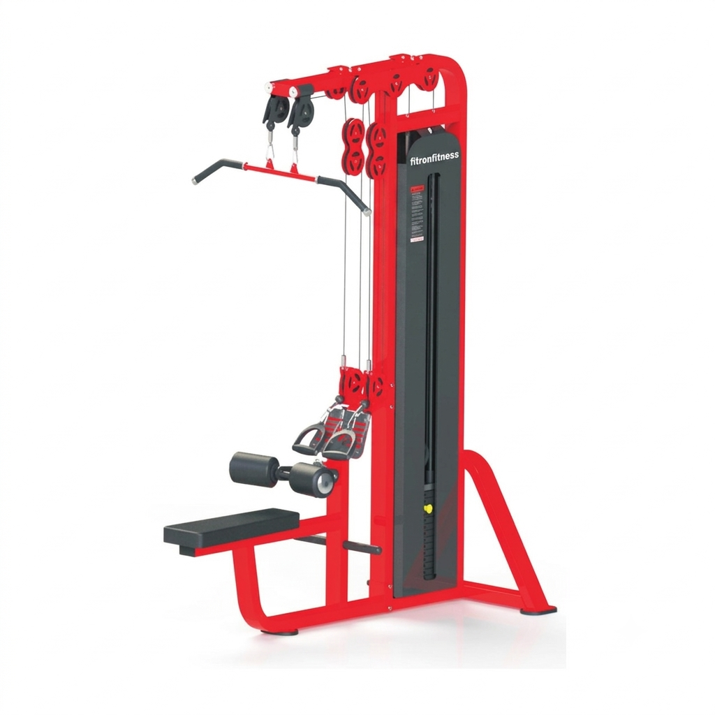 Lat Pull Down With Rowing Double Pulley