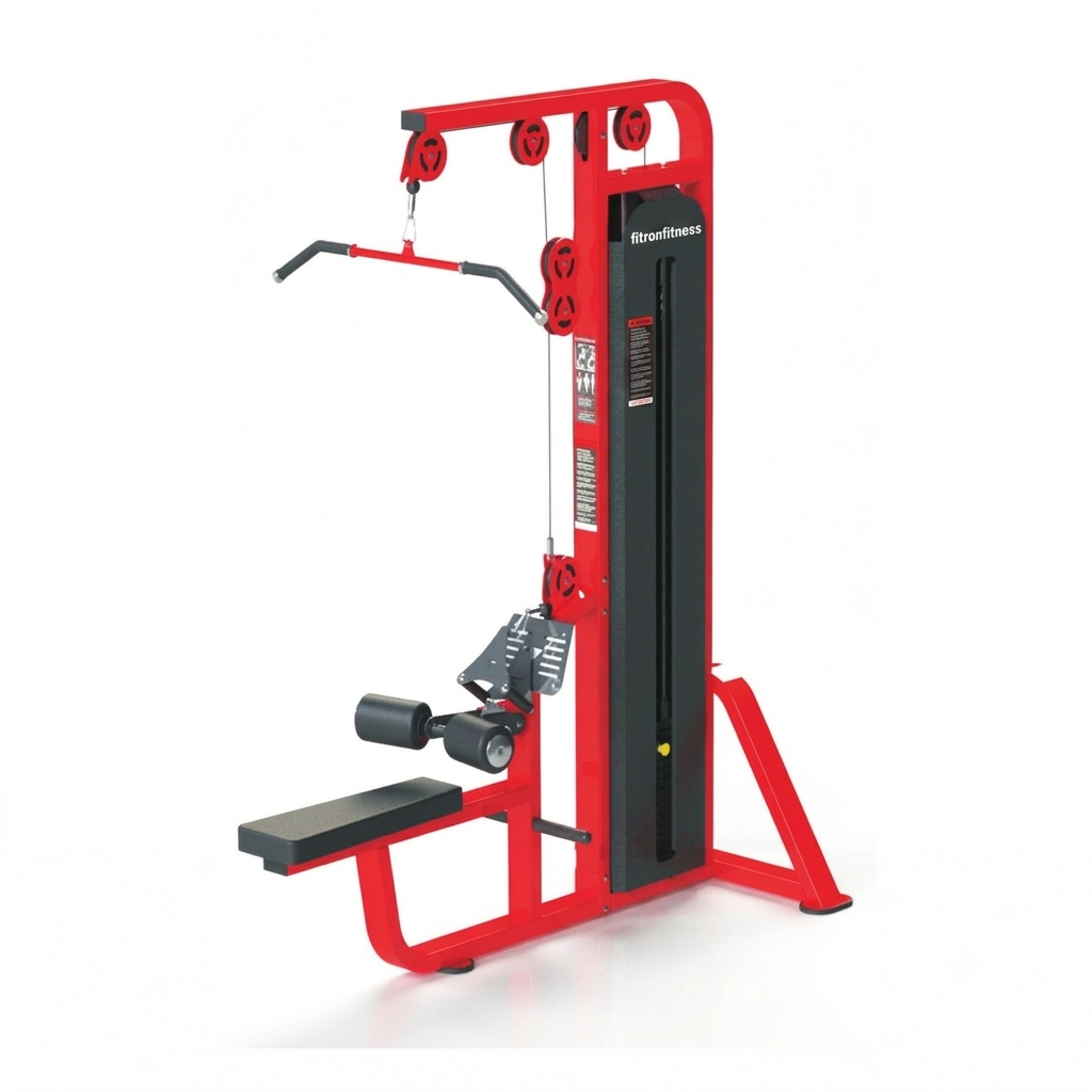 Lat Pull Down With Rowing Single Pulley